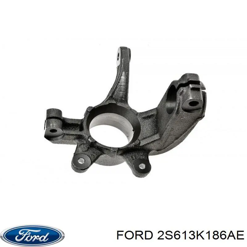 2S613K186AE Ford Pino moente (extremidade do eixo) dianteiro esquerdo