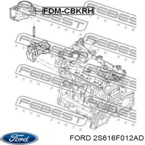 Coxim (suporte) direito de motor Ford 2S616F012AD preço, a partir de 54,48 USD