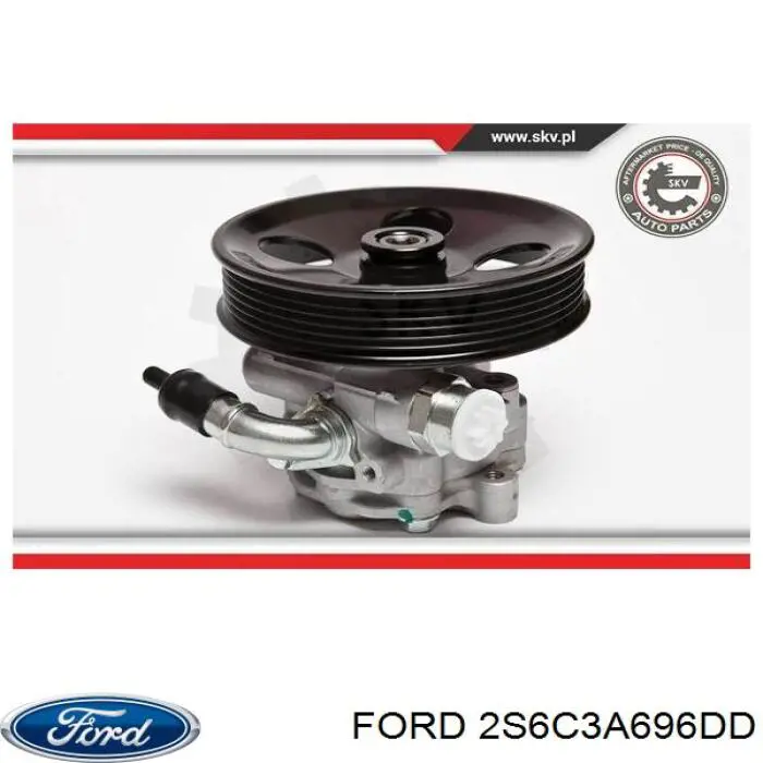2S6C3A696DD Ford Bomba da Direção hidrâulica assistida