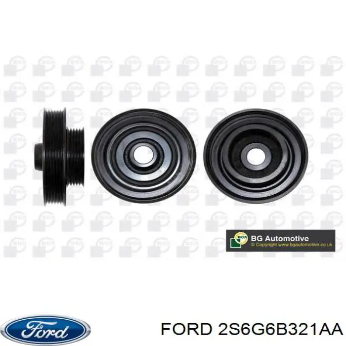 2S6G6B321AA Ford Polia de cambota