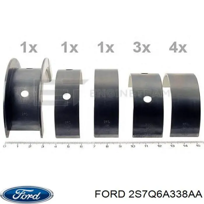 Compre MB5675AM King Folhas inseridas principais de cambota, kit, padrão (STD)