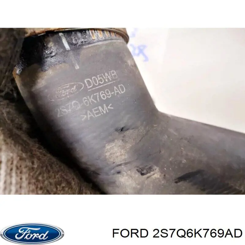 Mangueira (cano derivado) de intercooler 2S7Q6K769AD Ford