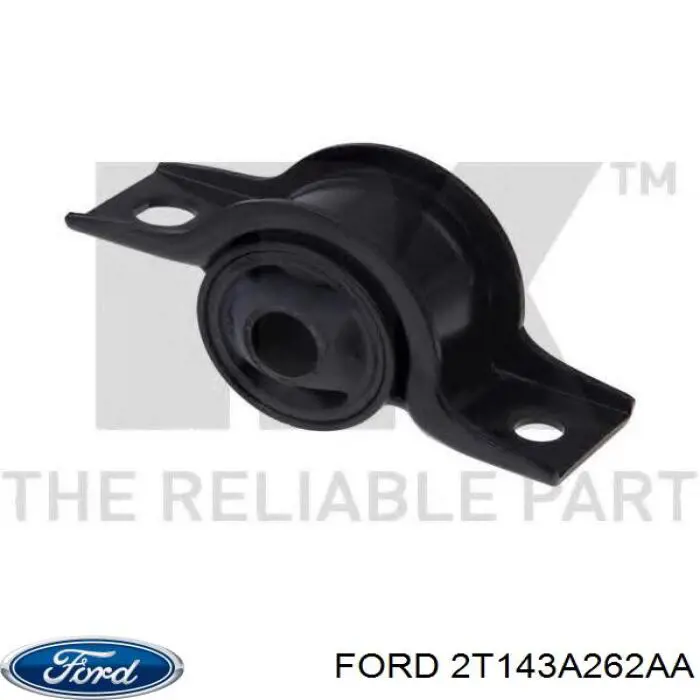 Compre 2T143A262AA Ford Bloco silencioso dianteiro do braço oscilante inferior