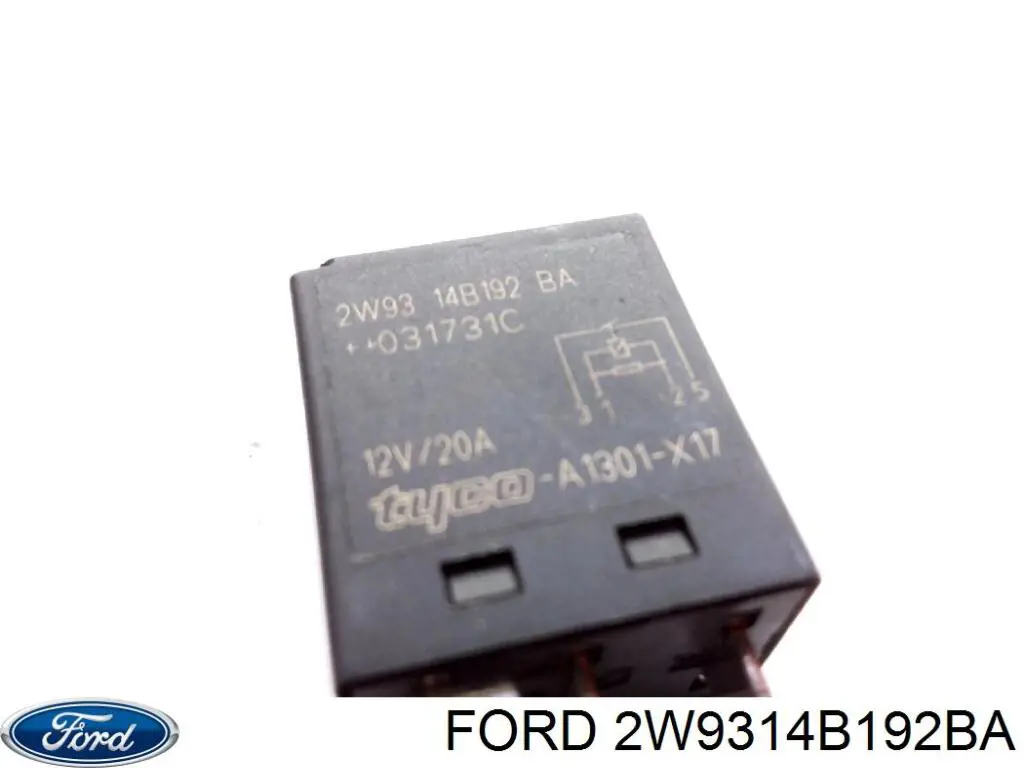 2W9314B192BA Ford Relê das luzes de nevoeiro