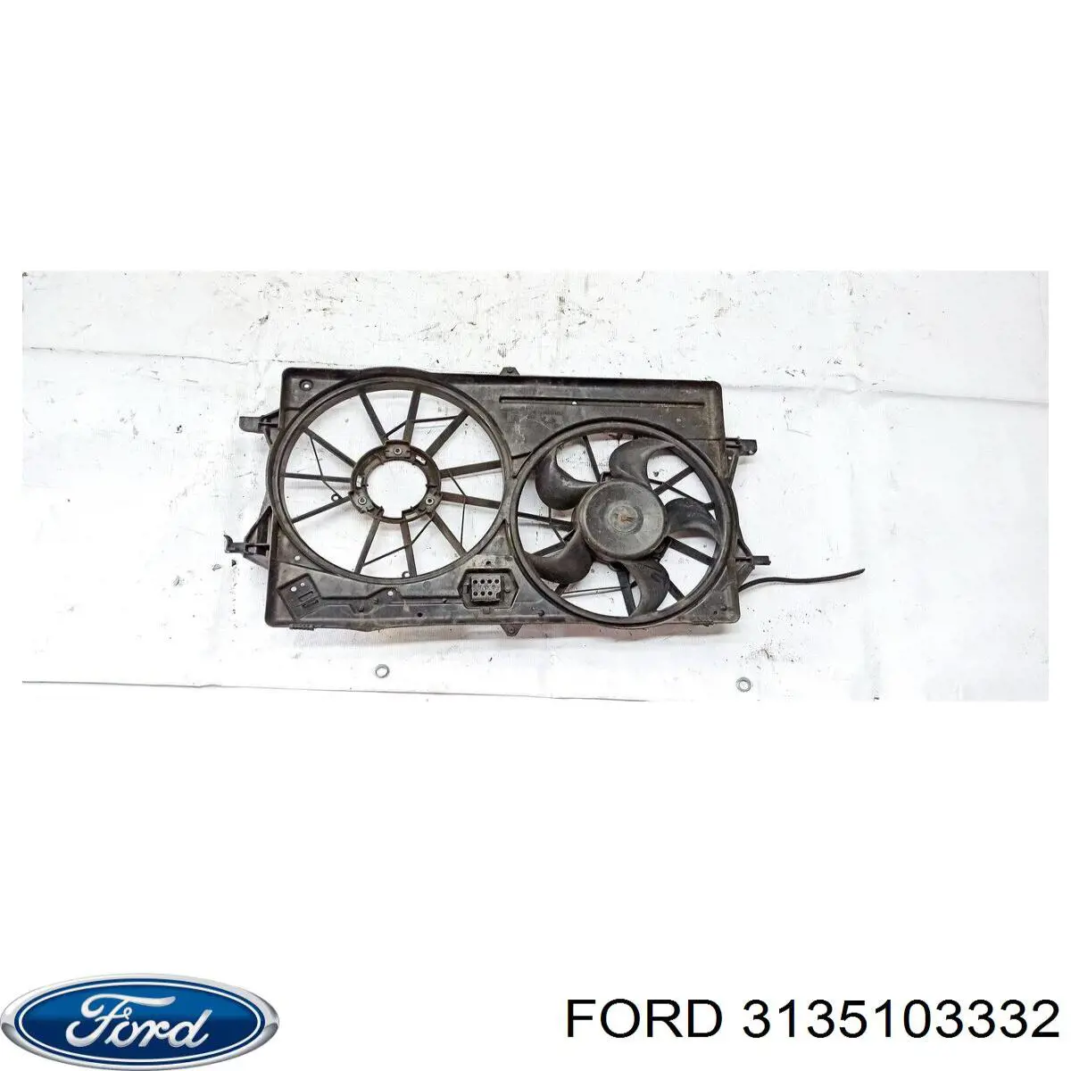 Ventilador elétrico de esfriamento montado (motor + roda de aletas) 3135103332 Ford