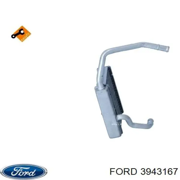 Radiador de forno (de aquecedor) Ford 3943167 preço, a partir de 78,37 USD