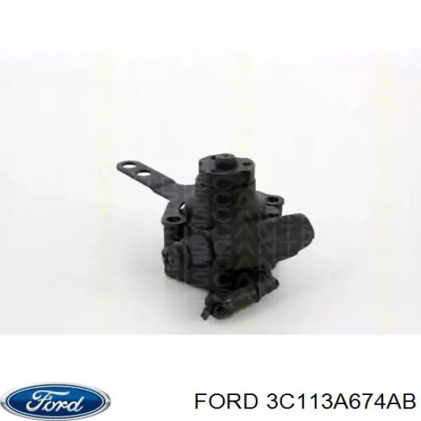 3C113A674AB Ford Bomba da Direção hidrâulica assistida
