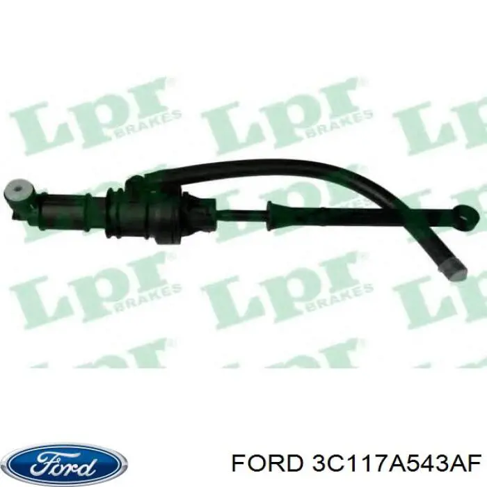 3C117A543AF Ford Cilindro mestre de embraiagem