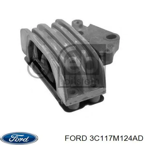 3C117M124AD Ford Coxim (suporte) esquerdo de motor
