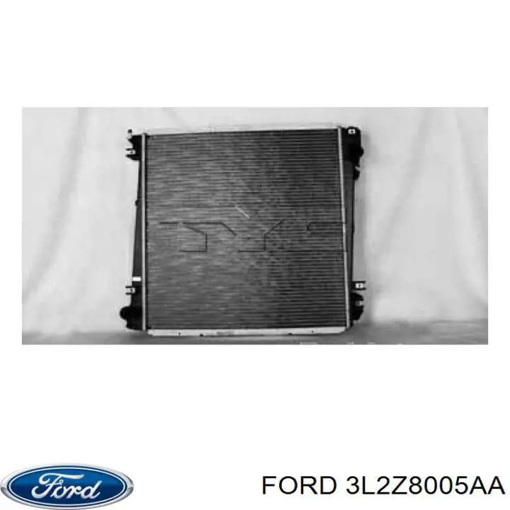 3L2Z8005AA Ford Radiador de esfriamento de motor