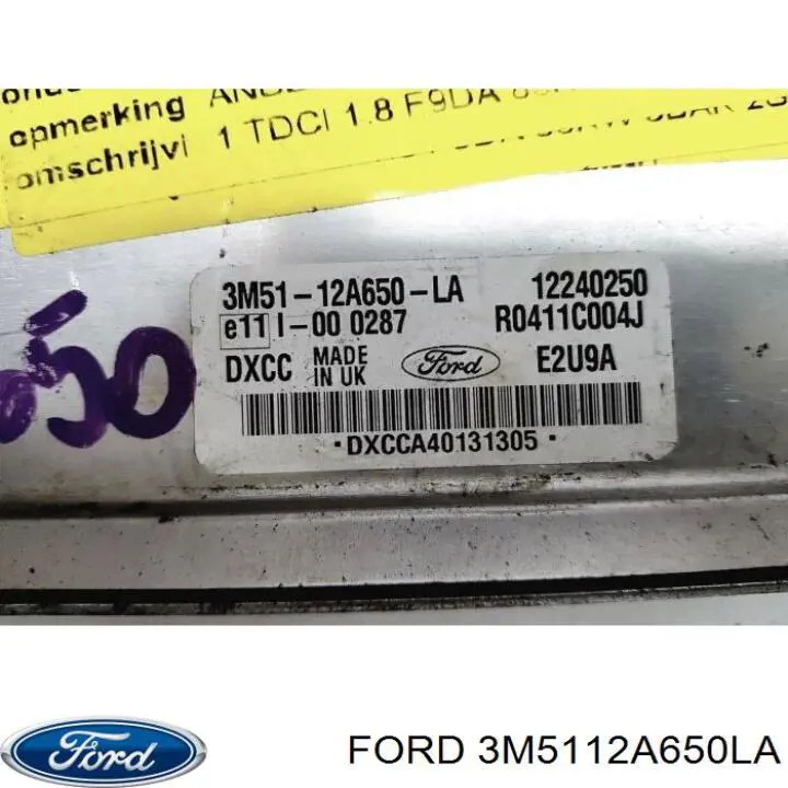  Ford 3M5112A650LA