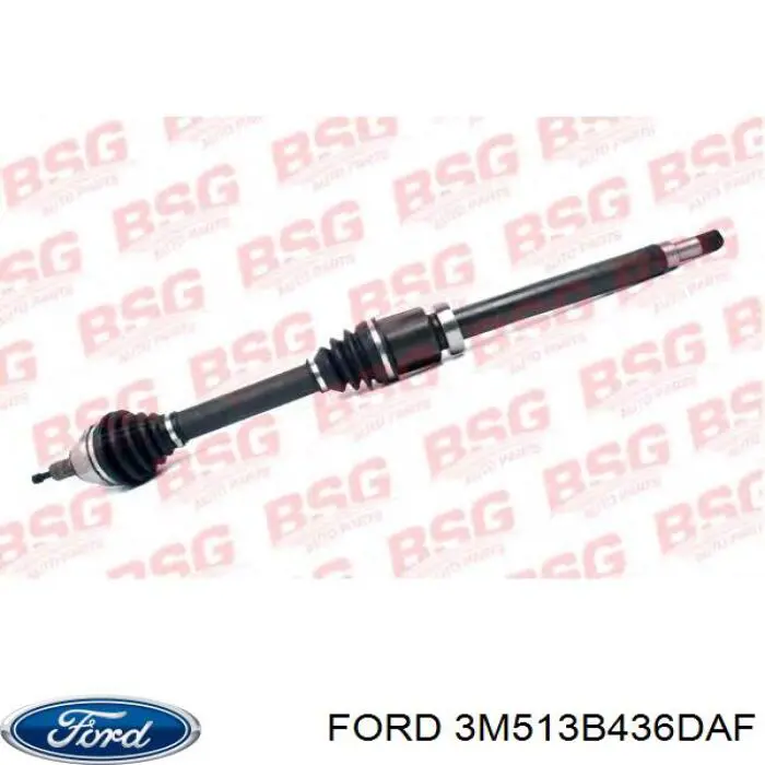 Semieixo (acionador) dianteiro direito Ford 3M513B436DAF preço, a partir de 57,99 USD