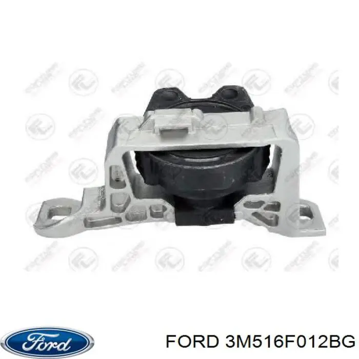 3M516F012BG Ford Coxim (suporte) direito de motor