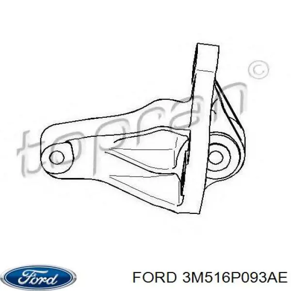 Compre 3M516P093AE Ford Coxim (suporte) traseiro de motor
