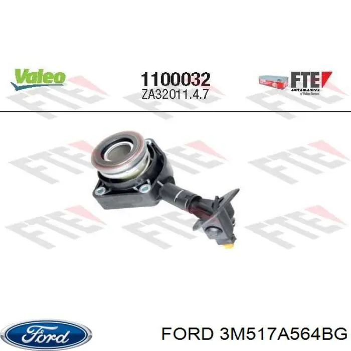 Cilindro de trabalho de embraiagem montado com rolamento de desengate Ford 3M517A564BG preço, a partir de 55,76 USD