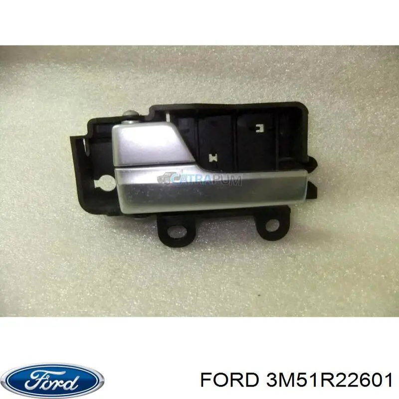 3M51R22601 Ford Maçaneta interna esquerda da porta dianteira