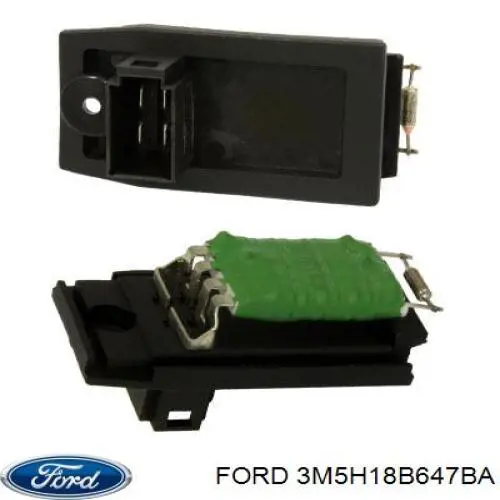 Compre 3M5H18B647BA Ford Resistor (resistência) de ventilador de forno (de aquecedor de salão)