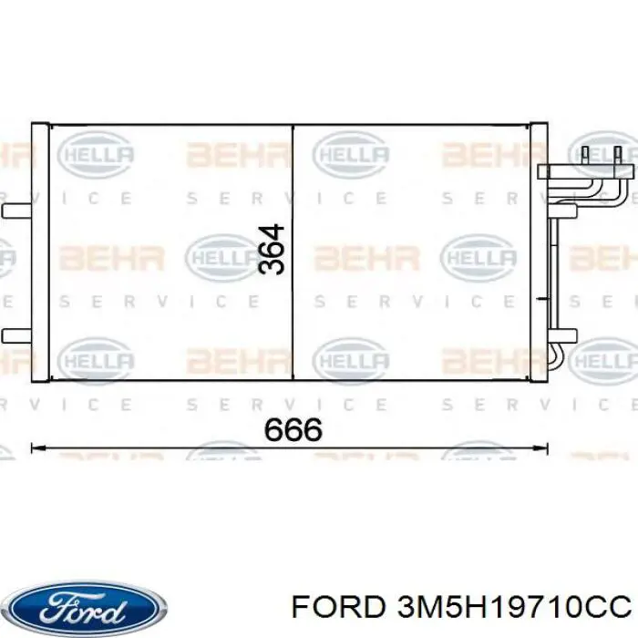 Radiador de aparelho de ar condicionado Ford 3M5H19710CC preço, a partir de 35,75 USD