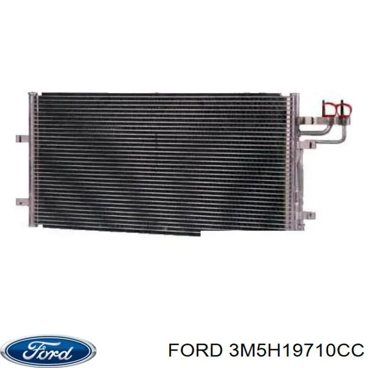 Compre 3M5H19710CC Ford Radiador de aparelho de ar condicionado