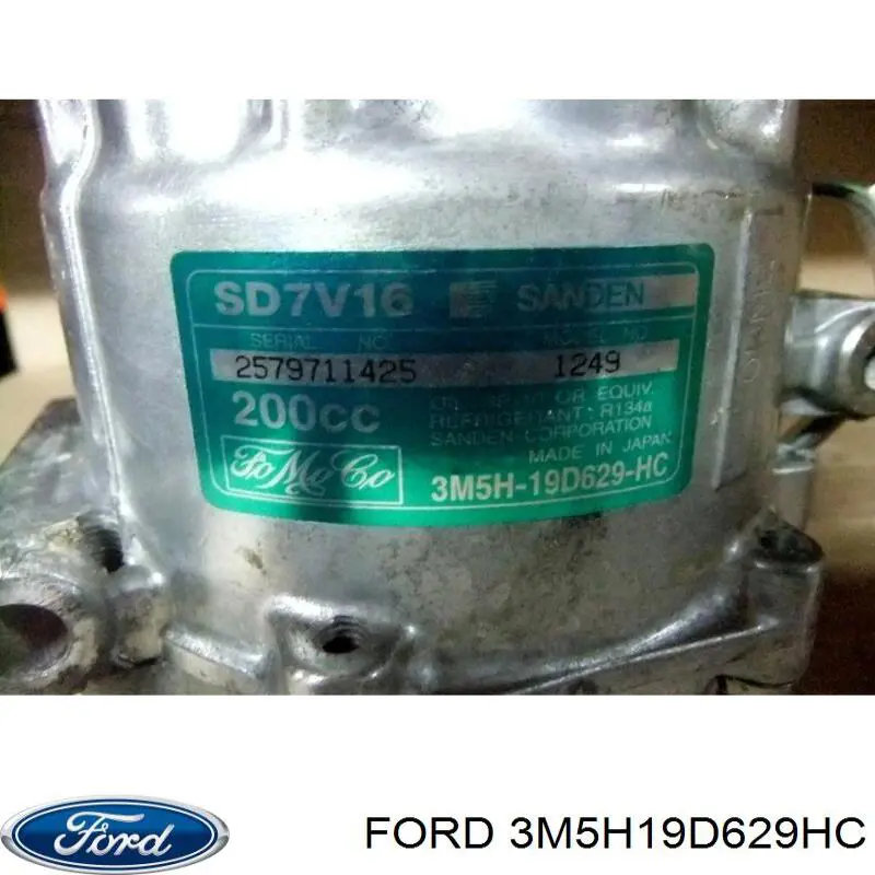3M5H19D629HC Ford Compressor de aparelho de ar condicionado