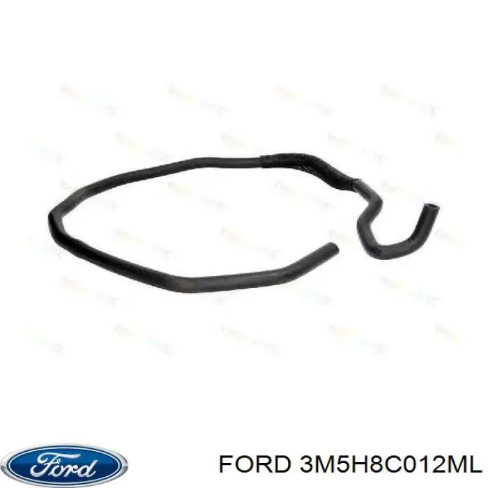 3M5H8C012ML Ford Mangueira inferior do tanque de expansão