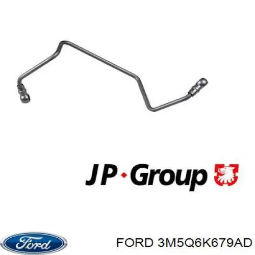3M5Q6K679AD Ford Tubo (mangueira) de fornecimento de óleo de turbina