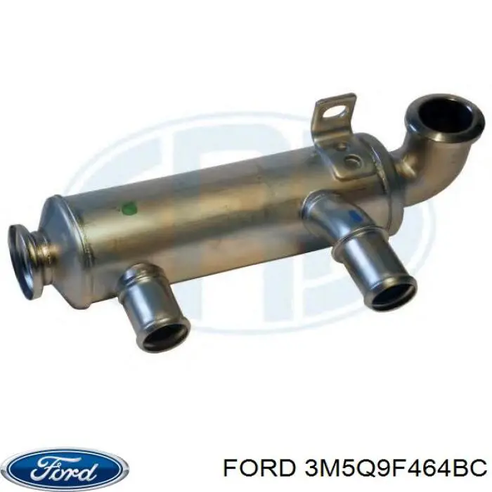 3M5Q9F464BC Ford Radiador do sistema EGR de recirculação dos gases de escape