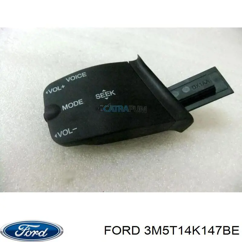 3M5T14K147BE Ford Comutador esquerdo instalado na coluna da direção
