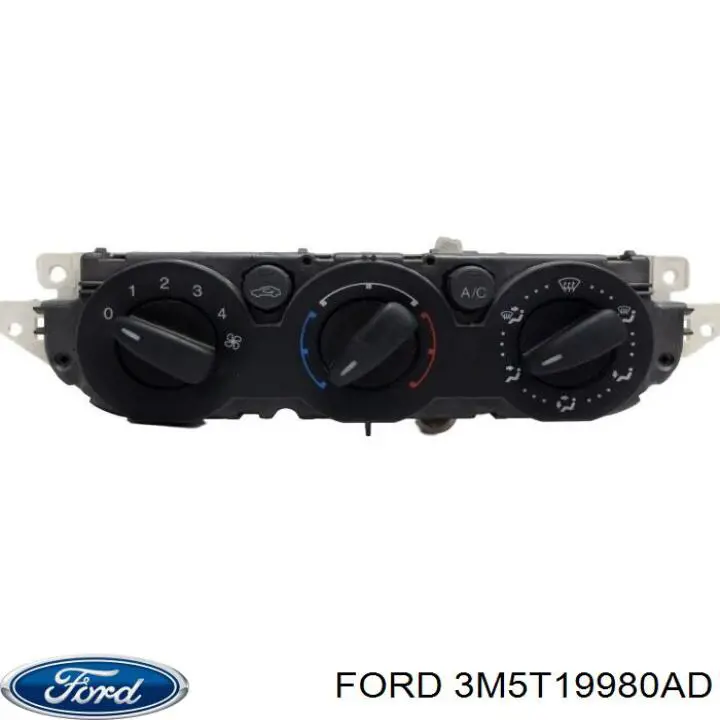 3M5T19980AD Ford Unidade de controlo dos modos de aquecimento/condicionamento