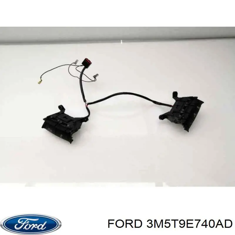 3M5T9E740AD Ford Unidade de interruptores de botão do volante de direção