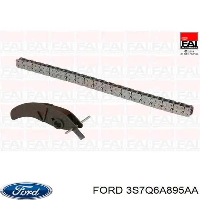 3S7Q6A895AA Ford Cadeia de bomba de óleo