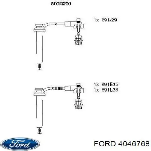 Fios de alta voltagem, kit Ford 4046768 preço, a partir de 42,67 USD