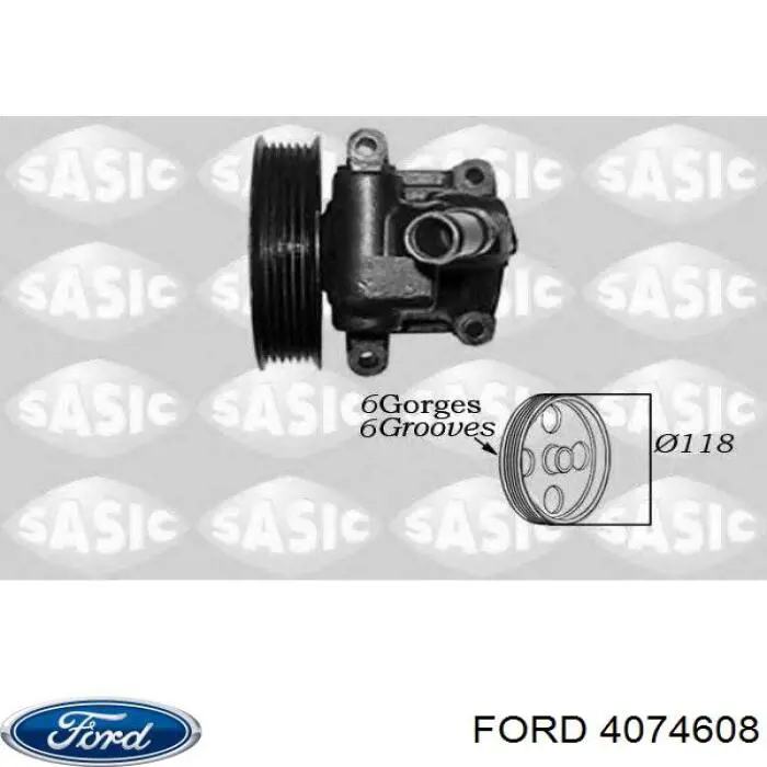 Bomba da Direção hidrâulica assistida Ford 4074608 preço, a partir de 90,24 USD