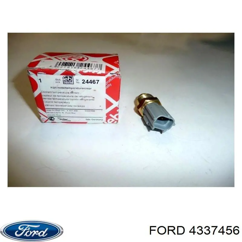 Sensor de temperatura do fluido de esfriamento 4337456 Ford