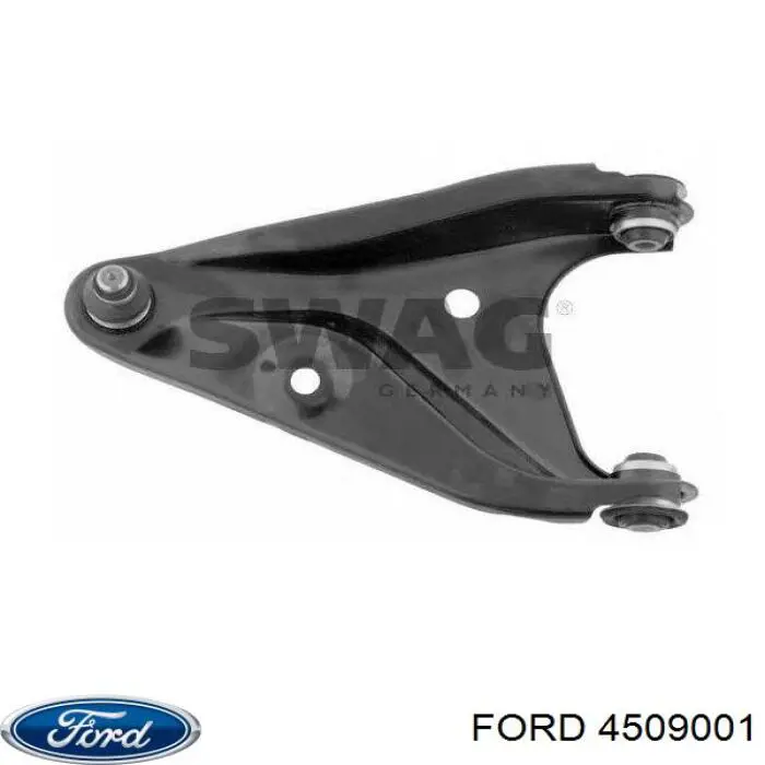 1350038 Ford Expansor (placa sobreposta) de arco do pára-lama dianteiro esquerdo