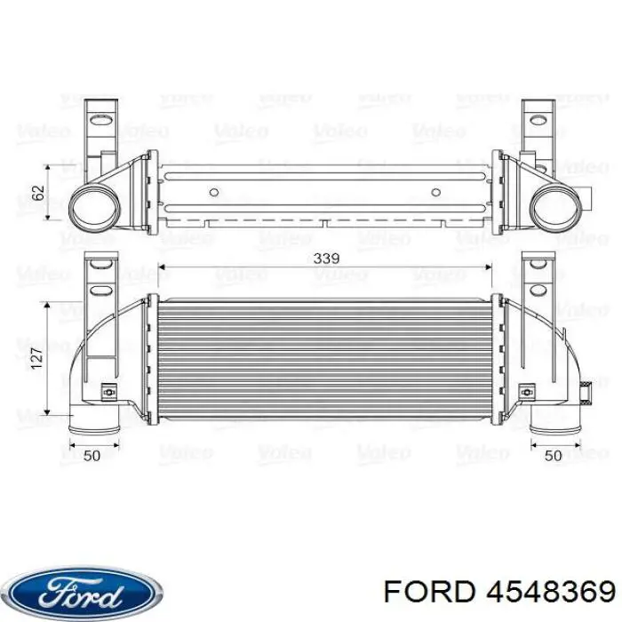 Radiador de intercooler Ford 4548369 preço, a partir de 59,69 USD