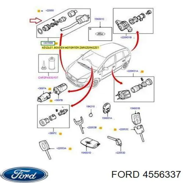 4556337 Ford Fecho da capota