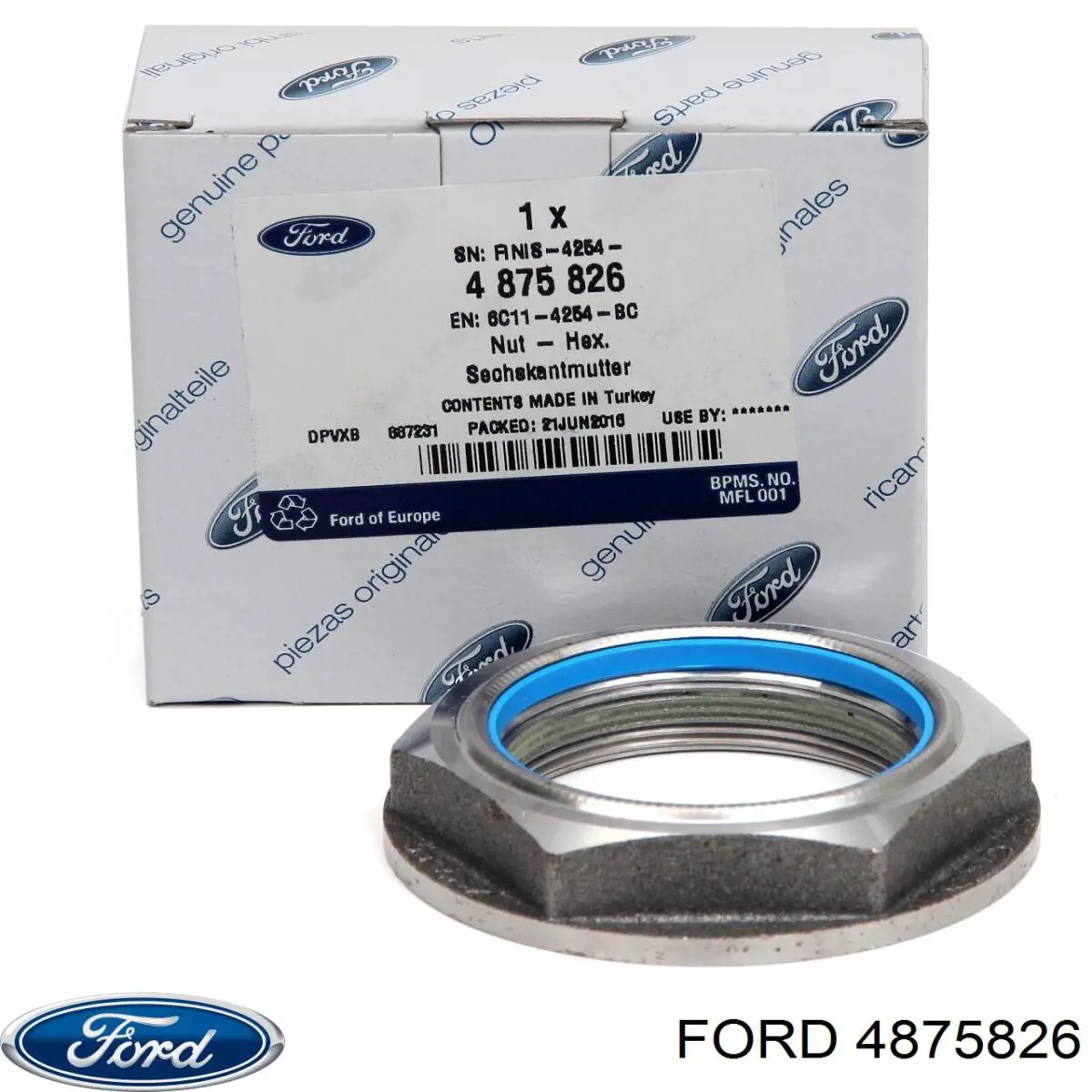 4875826 Ford Porca de cubo traseiro