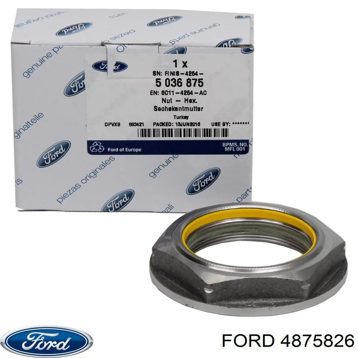 Compre 4875826 Ford Porca de cubo traseiro
