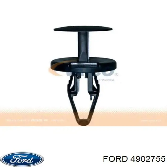 4902755 Ford Cápsula (prendedor) de fixação do pára-choque dianteiro