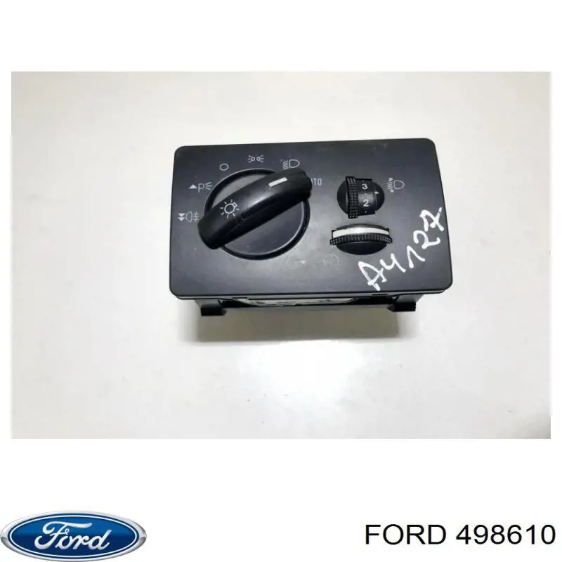 Comutador das luzes no "painel de instrumentos" 498610 Ford