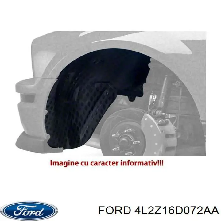 Guarda-barras direito do pára-lama dianteiro para Ford Explorer  