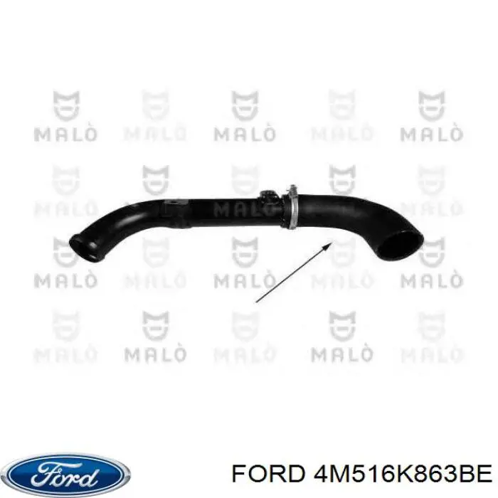 Cano derivado de ar, saída de turbina (supercompressão) Ford 4M516K863BE preço, a partir de 16,71 USD