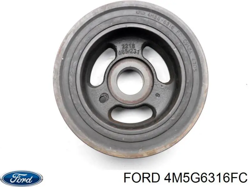 4M5G6316FC Ford Polia de cambota
