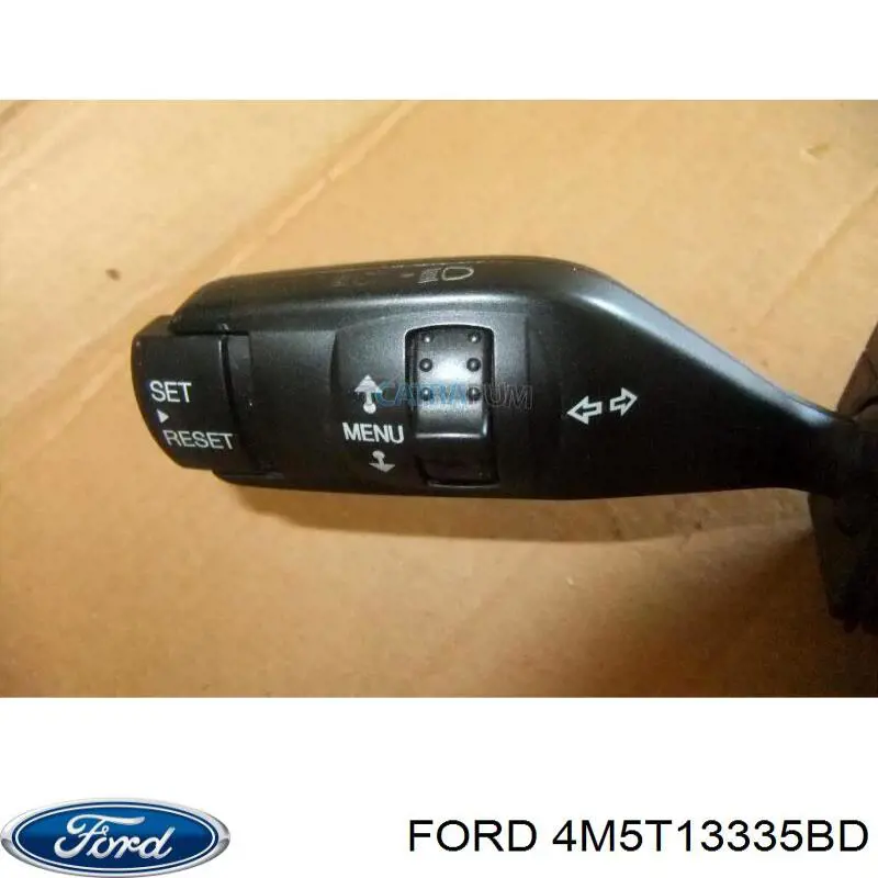 4M5T13335BD Ford Comutador esquerdo instalado na coluna da direção