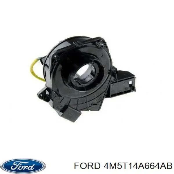 Compre 4M5T14A664AB Ford Anel AIRBAG de contato, cabo plano do volante