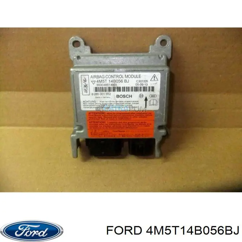 4M5T14B056BJ Ford Módulo processador de controlo da bolsa de ar (Centralina eletrônica AIRBAG)