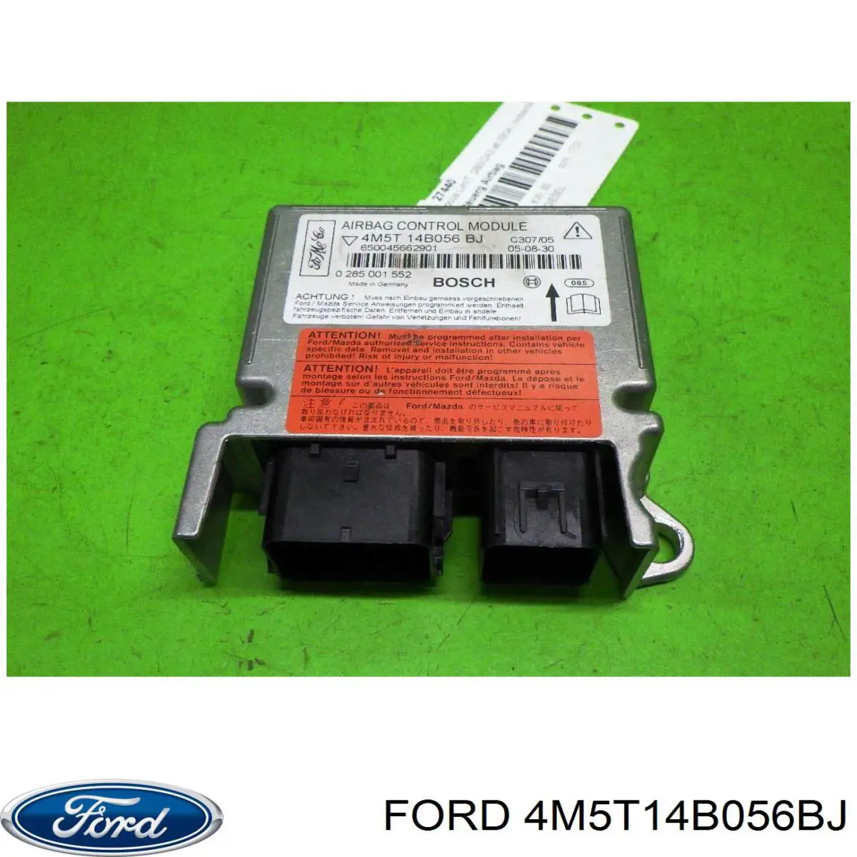 Módulo processador de controlo da bolsa de ar (Centralina eletrônica AIRBAG) Ford 4M5T14B056BJ preço, a partir de 40,86 USD