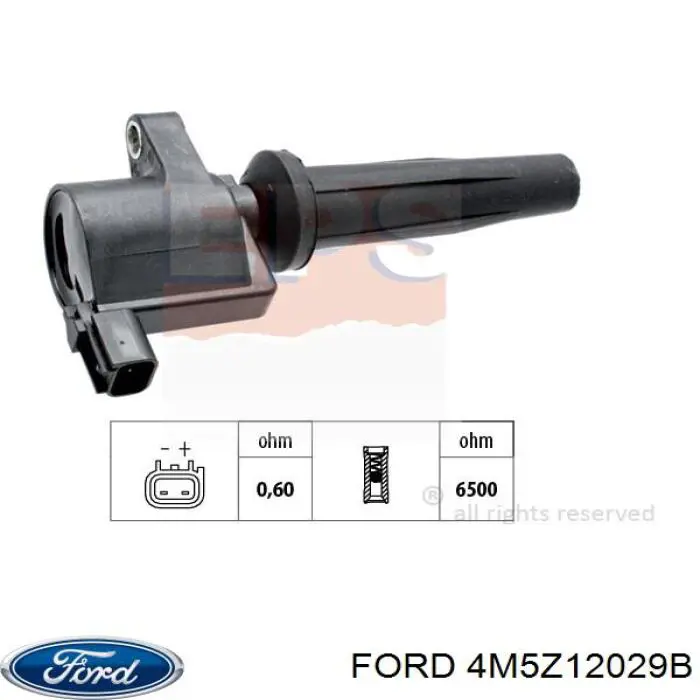 Bobina de ignição Ford 4M5Z12029B preço, a partir de 35,55 USD