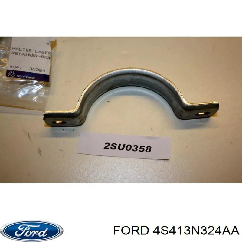 4S413N324AA Ford Suporte de rolamento suspenso do semieixo dianteiro